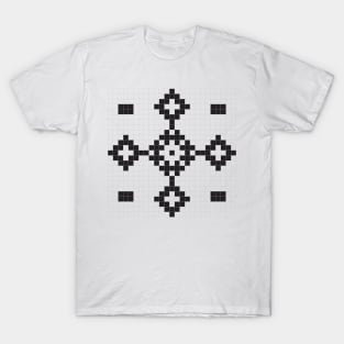 Embroidery vector pattern T-Shirt